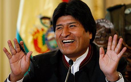 Evo Morales, Presidente boliviano